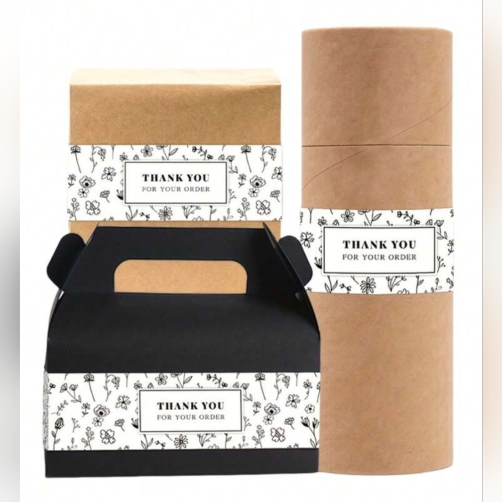 Thank You Long Stickers- 20 Count NIP